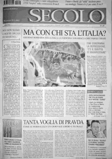 martedì 22 febbraio 2011