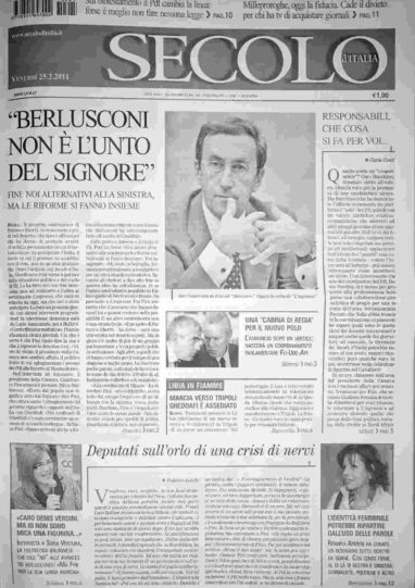 venerdì 25 febbraio 2011