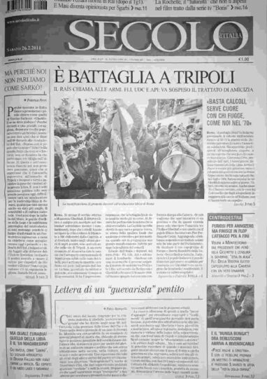 sabato 26 febbraio 2011
