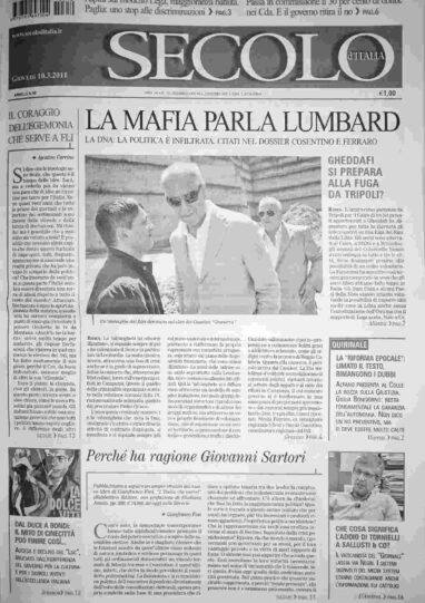 giovedì 10 marzo 2011