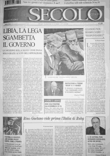 sabato 19 marzo 2011
