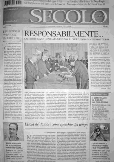 giovedì 24 marzo 2011