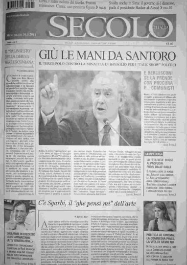 mercoledì 30 marzo 2011