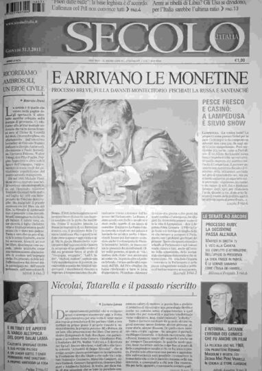 giovedì 31 marzo 2011