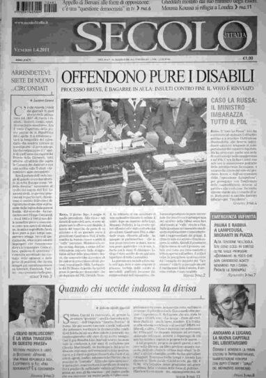 venerdì 1 aprile 2011