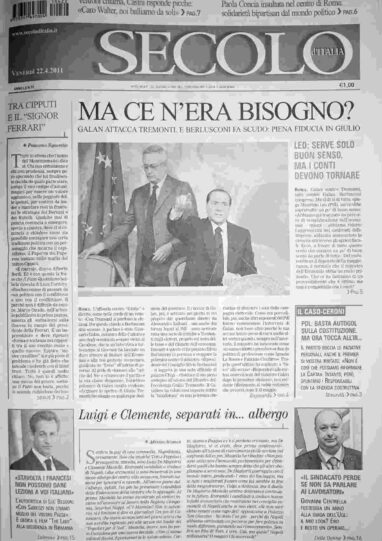 venerdì 22 aprile 2011