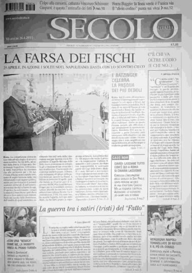 martedì 26 aprile 2011