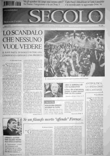 mercoledì 27 aprile 2011