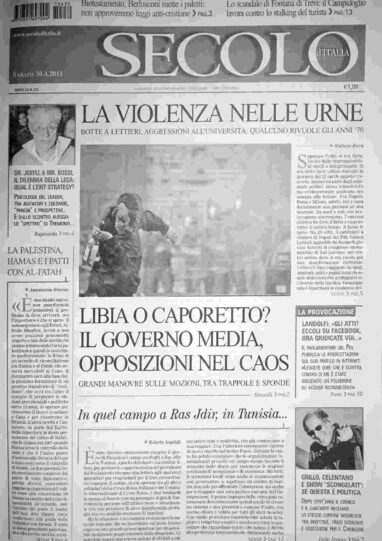 sabato 30 aprile 2011