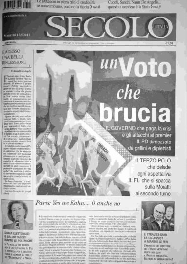 martedì 17 maggio 2011