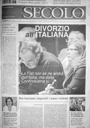 venerdì 27 maggio 2011