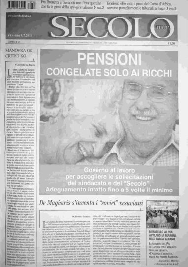 venerdì 8 luglio 2011