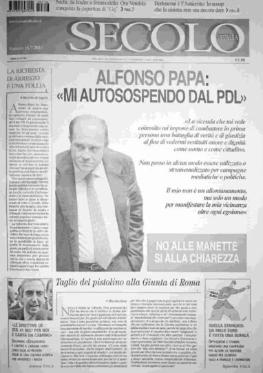 sabato 16 luglio 2011