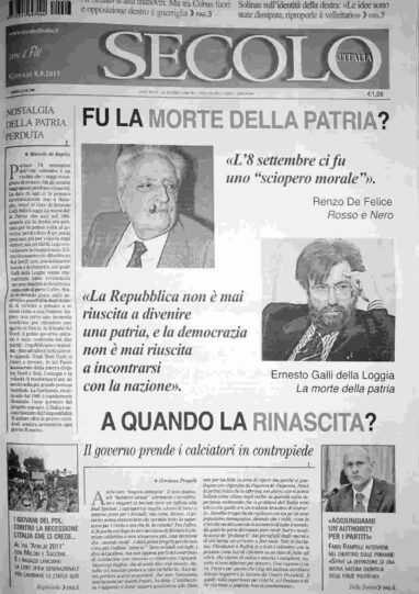 giovedì 8 settembre 2011