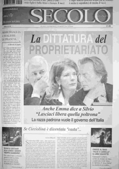 martedì 20 settembre 2011