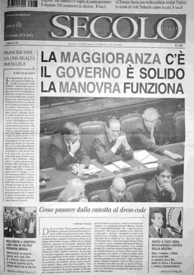 venerdì 23 settembre 2011