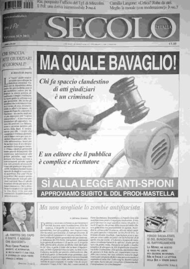 venerdì 30 settembre 2011