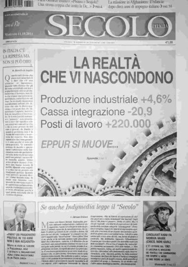 martedì 11 ottobre 2011