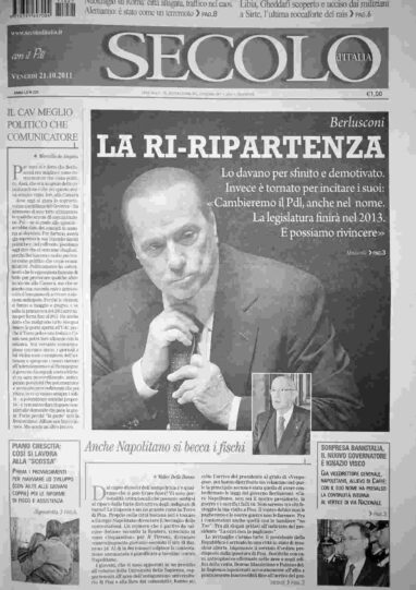 venerdì 21 ottobre 2011