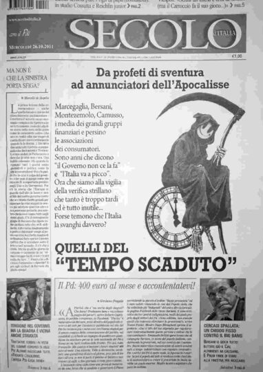 mercoledì 26 ottobre 2011