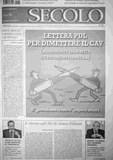 sabato 29 ottobre 2011