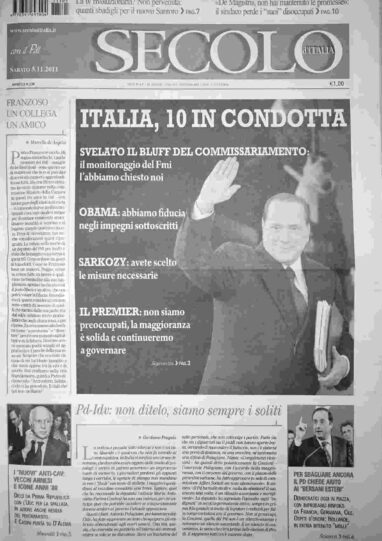 sabato 5 novembre 2011