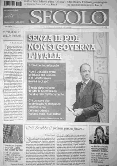 mercoledì 16 novembre 2011