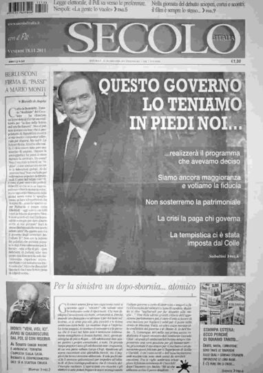 venerdì 18 novembre 2011