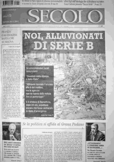 giovedì 24 novembre 2011