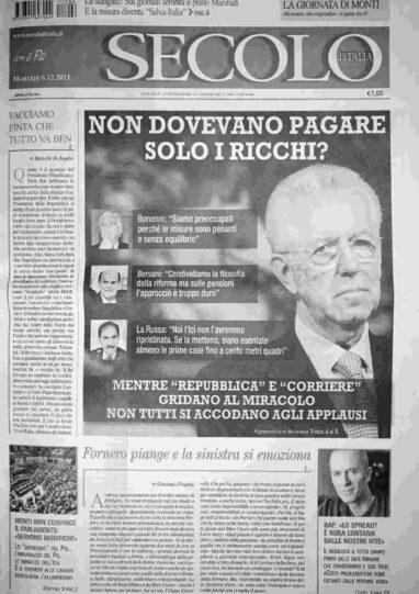 martedì 6 dicembre 2011