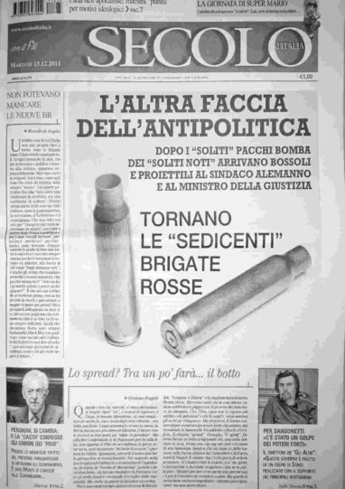 martedì 13 dicembre 2011