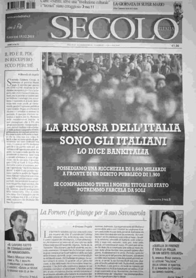 giovedì 15 dicembre 2011