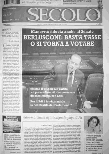 venerdì 23 dicembre 2011