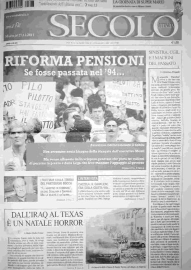 martedì 27 dicembre 2011