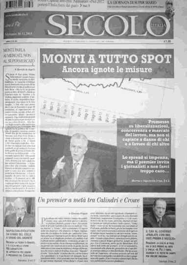 venerdì 30 dicembre 2011