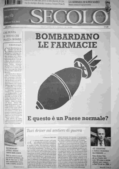 giovedì 12 gennaio 2012