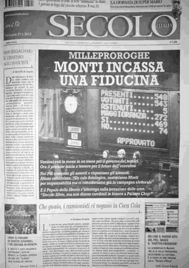 venerdì 27 gennaio 2012