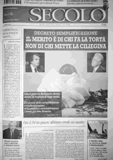 sabato 28 gennaio 2012