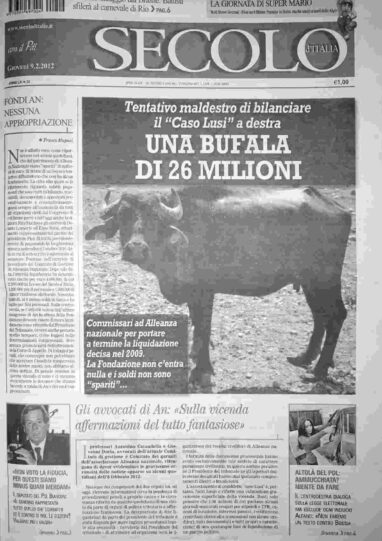 giovedì 9 febbraio 2012