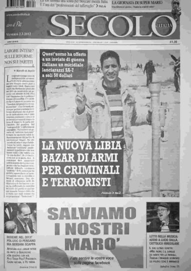 venerdì 2 marzo 2012