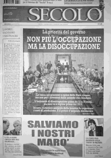 martedì 13 marzo 2012