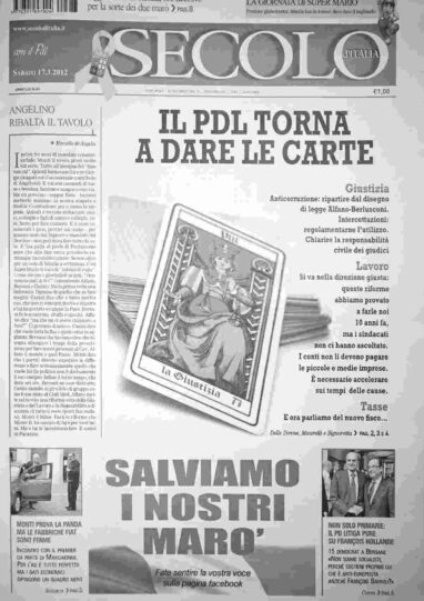 sabato 17 marzo 2012