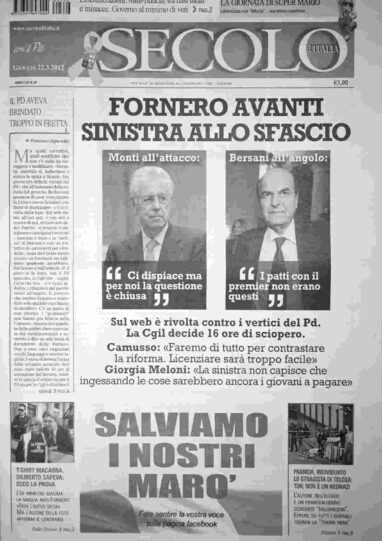 giovedì 22 marzo 2012