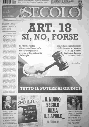 sabato 31 marzo 2012