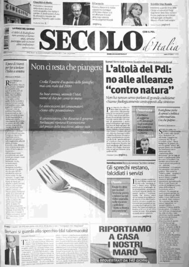 sabato 7 luglio 2012