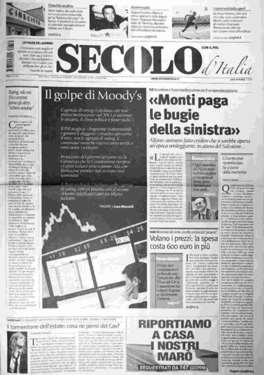 sabato 14 luglio 2012