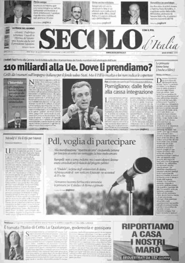 giovedì 19 luglio 2012