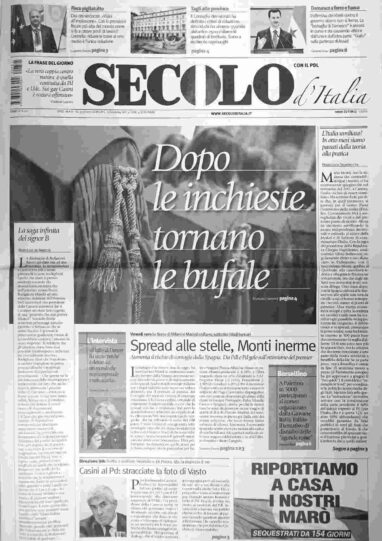 sabato 21 luglio 2012