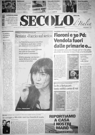 giovedì 20 settembre 2012