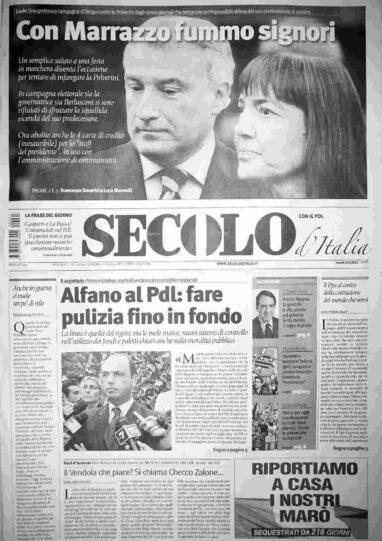 venerdì 21 settembre 2012